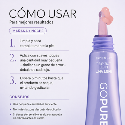 Gel Reafirmante para Contorno de Ojos | GOPURE